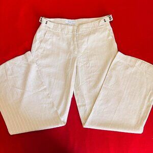 vintage 90s pinstripe linen trousers